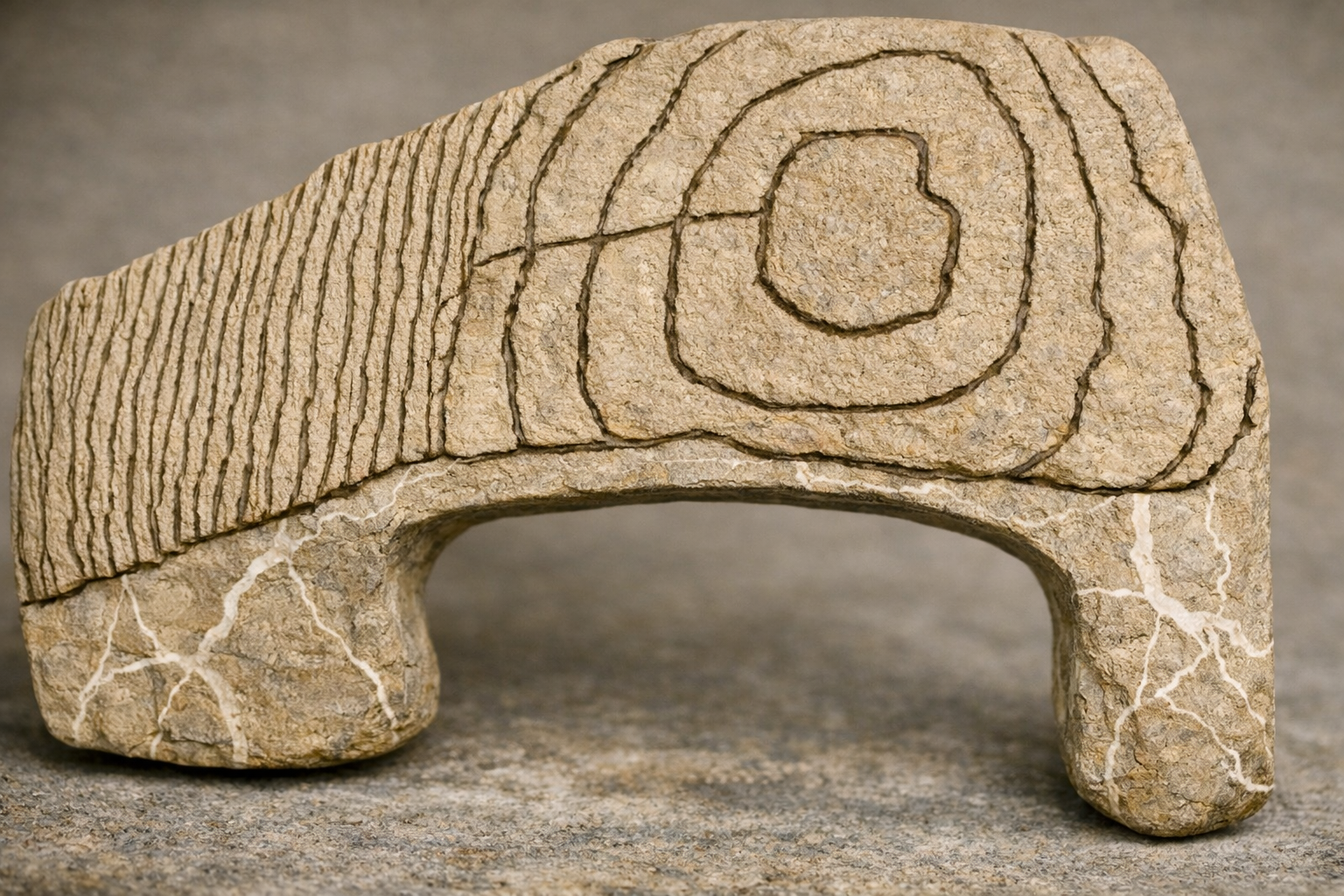 亀専用の擬岩(黄土色)